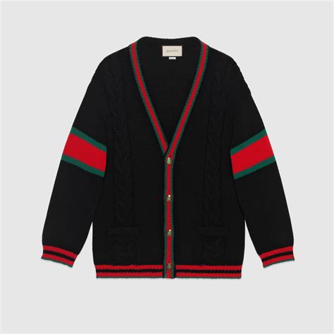 gucci oversize cardigan|gucci cardigan sale.